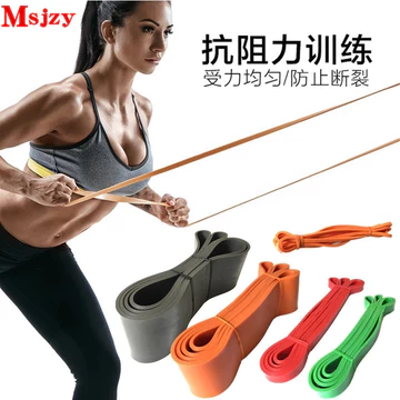 Dây kháng lực tập thể lực yoga, dây kháng lực tập luyện cho nam, dây đàn hồi dẹt, dây kháng lực dạng vòng, dây đàn hồi kéo giãn.