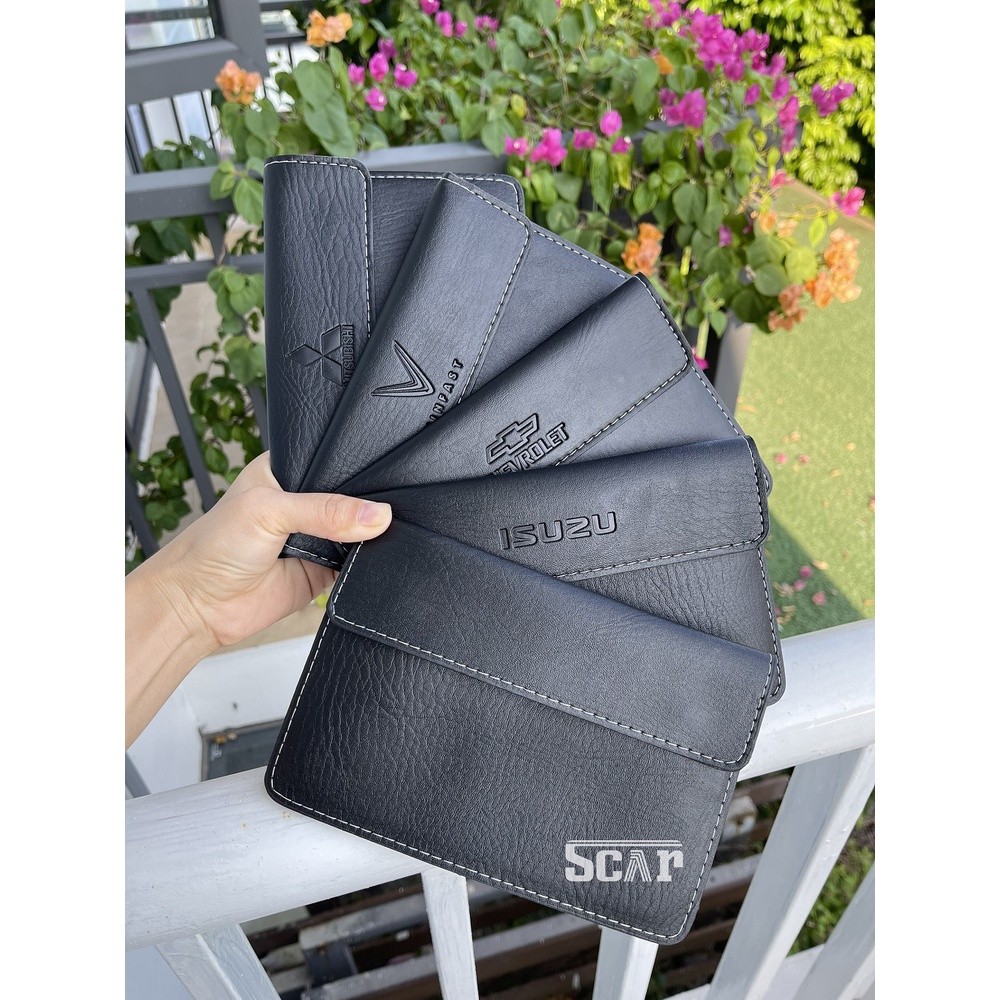 Ví da đựng đăng kiểm, giấy tờ ô tô cao cấp - Bóp đựng giấy tờ xe hơi có logo các dòng xe | BigBuy360 - bigbuy360.vn