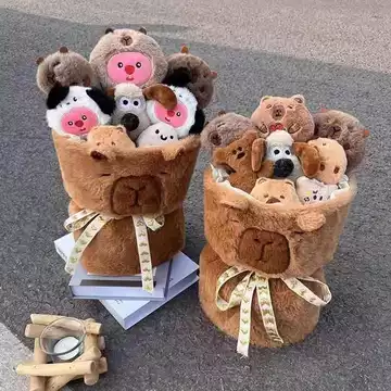 🔥Làm Quà Tặng Bạn Gái Quà Tặng Trung Thu Bouquet gấu bông tặng bạn gái ảnh đạo cụ Ngày Lễ Tình Nhân Kapibara Búp Bê Bó Hoa Bạn Gái Quà Tặng Sinh Nhật Cho Bạn Gái Trẻ Em Hộp Quà Tặng