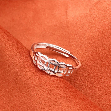 Nhẫn Bạc Sterling Nữ ins Hợp Thời Trang 999 Nhẫn Bạc Nguyên Chất Đơn Giản Mịn Trơn Nhẫn Đuôi Nhẫn Ngón Tay Nhỏ Giữa Thực Phẩm Nhẫn Vàng Đồng Xu x2609DAY