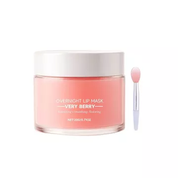 Mặt nạ môi qua đêm, Mặt nạ ngủ môi Sửa chữa dưỡng ẩm & làm dịu Son dưỡng môi cho Môi khô, nứt nẻ, Plumps & Dưỡng ẩm lâu trôi, Tẩy tế bào chết nhẹ nhàng & Giảm nếp nhăn