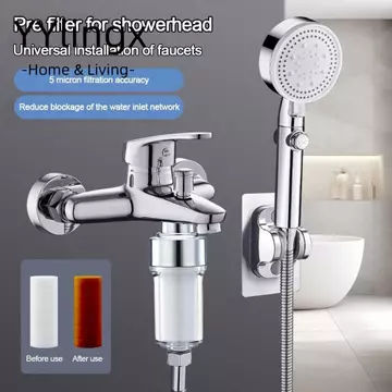 Bộ lọc vòi bếp YYLINGX, Bộ lọc nước phía trước nước máy tiện lợi bằng nhựa, Đầu ra máy lọc hữu ích Bộ lọc vòi hoa sen Bộ lọc phòng tắm gia đình