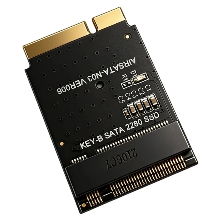 M.2 Key B SATA 2280 SSD Adapter Card Cho MacBook Air 2012 A1465 A1466 NGFF SATA SSD Chuyển Đổi Thẻ Ngắn Cho Mac Air SSD Nâng Cấp