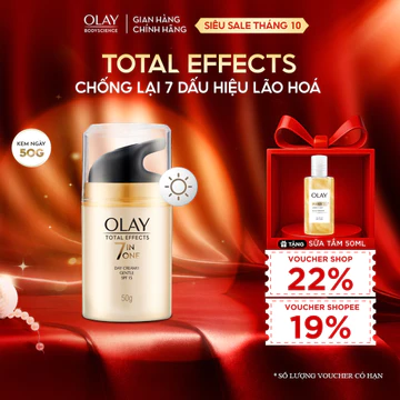 [OLAY] Kem Dưỡng Ban Ngày OLAY Total Effects 7in1 Hạn Chế Và Bảo Vệ Da Khỏi 7 Dấu Hiệu Lão Hóa 50G