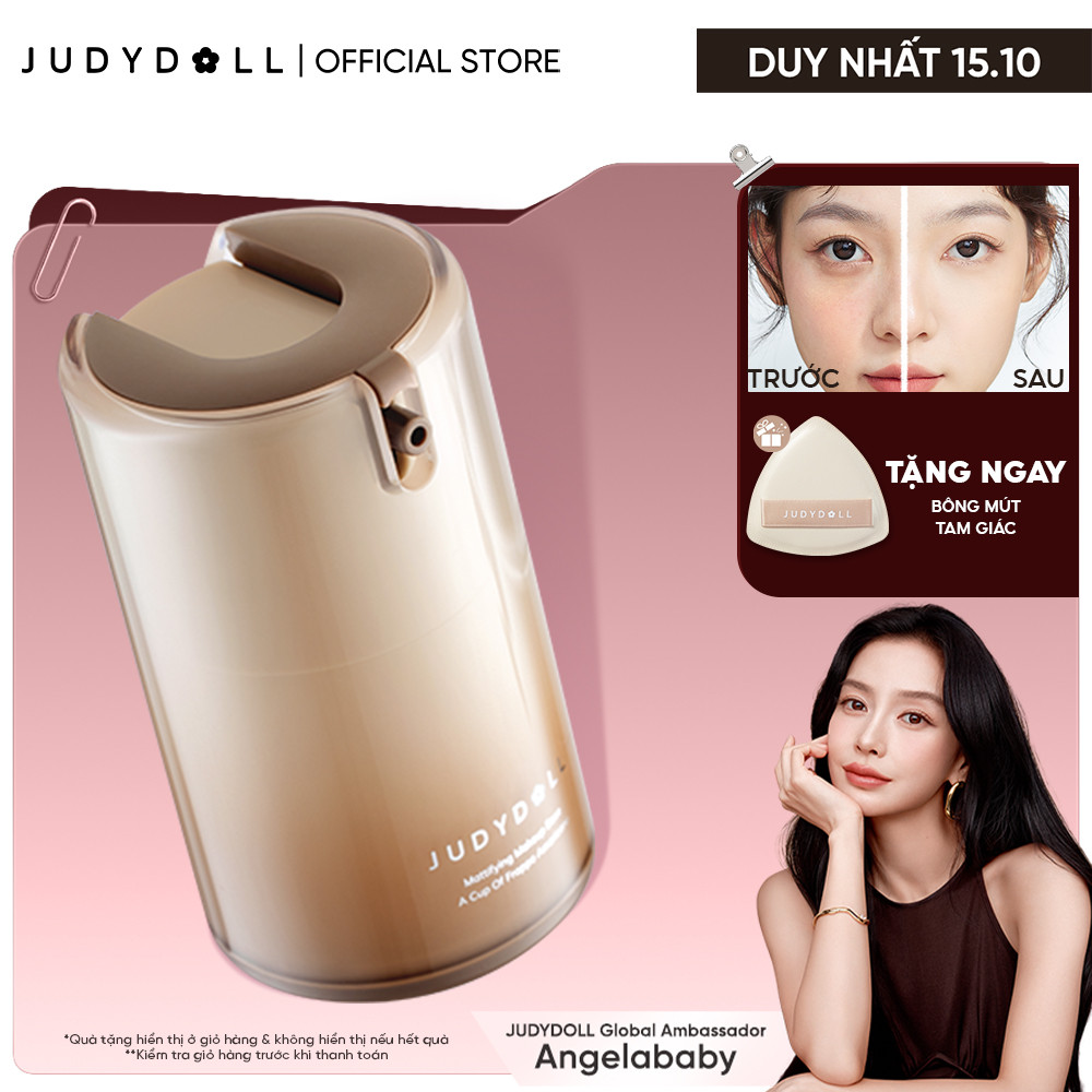 Kem Lót Kiềm Dầu JUDYDOLL Mattifying Makeup Base Nâng Tông Mờ lỗ chân lông Ẩm mịn Giữ nền lâu trôi Cho da dầu 30g