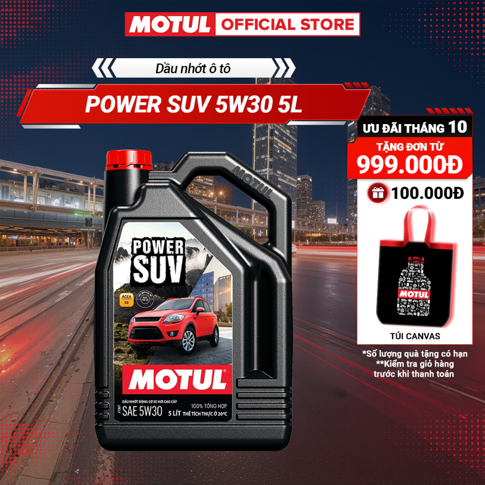 Dầu nhớt xe ô tô MOTUL POWER SUV 5W30 5L