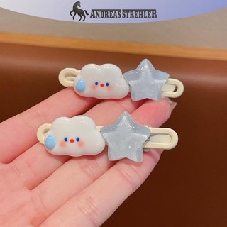 Onetimingfine Hoạt Hình Dễ Thương Cloud Jelly Stars Kẹp Tóc Trẻ Em Hình Dạng Đáng Yêu Kẹp Tóc Barrettes Thời Trang Cô Gái Trẻ Em Phụ Kiện Tóc VN