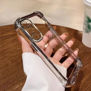 Ốp Điện Thoại Chống Sốc Trong Suốt Cho Samsung Galaxy S26 S25 Edge S25 S26 Ultra S25 Plus S25 FE A17 A16 A15 A14 A13 A07 A06 A05 A05S Mềm Trong Suốt Bốn Góc Chống Rơi