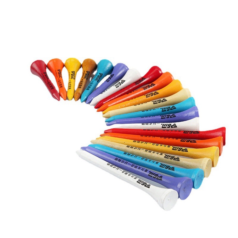 PGM Bộ 10 Golf Hình Chữ T Nhựa Pin Đinh 42/54/70/83mm - Màu Ngẫu Nhiên QT003