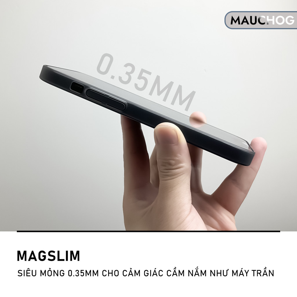Ốp Siêu Mỏng Trong Suốt Chống Ố Vàng Sạc Không Dây Cho Điện Thoại iPhone 17 Pro Max 16 15 14 13