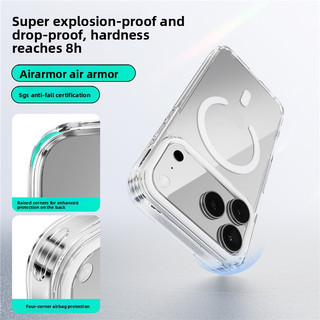 Ốp điện thoại kinh doanh từ tính mạnh hình tròn đầy màu sắc cổ điển cho iPhone 17 16 15 14 13 Pro Max