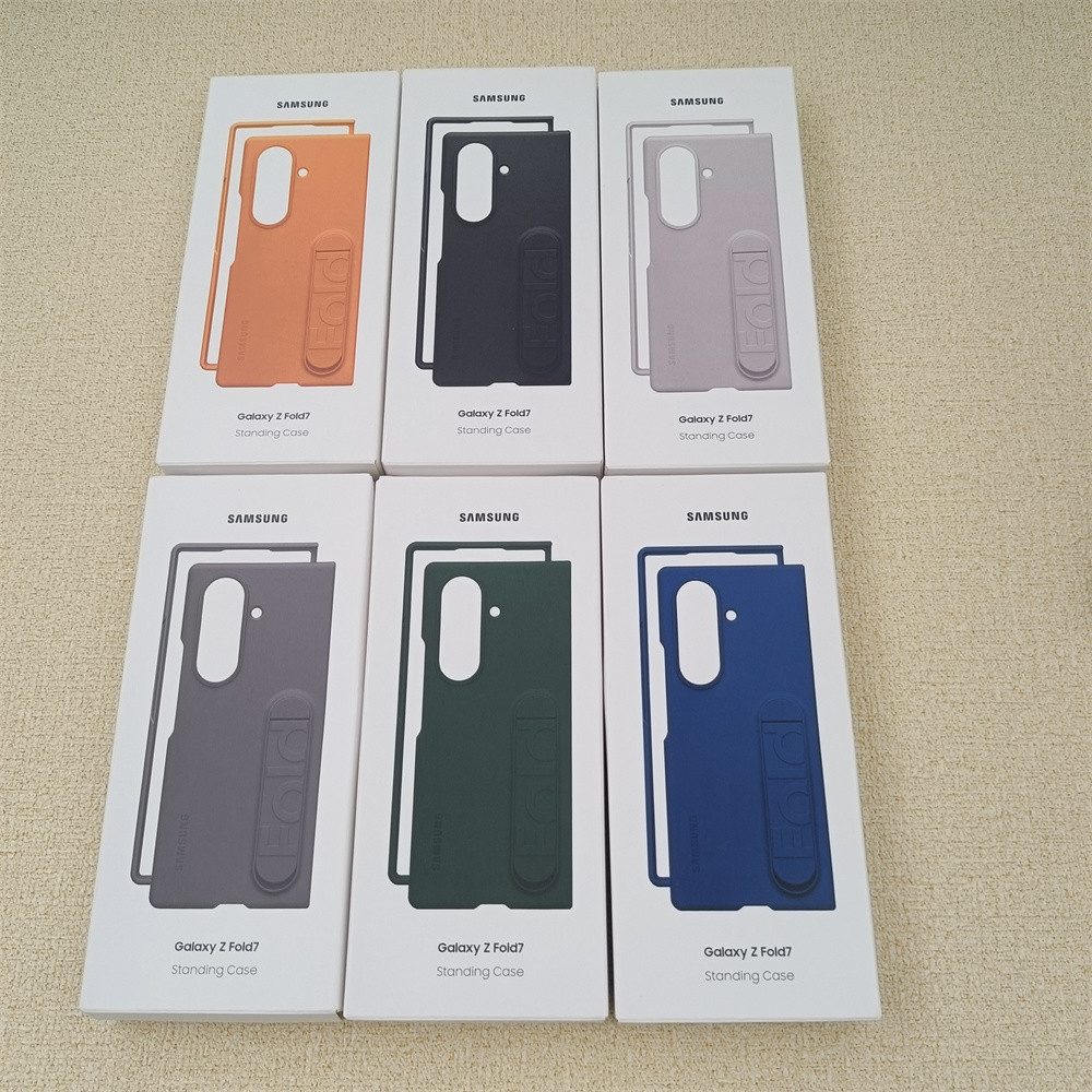 Ốp lưng Samsung Chính Hãng Galaxy Z Fold 7 Siêu Mỏng Cảm Giác Đứng Ốp Lưng PC Chân Đế Gấp Z Fold7 Vỏ Bảo Vệ Toàn Diện Chống Rơi
