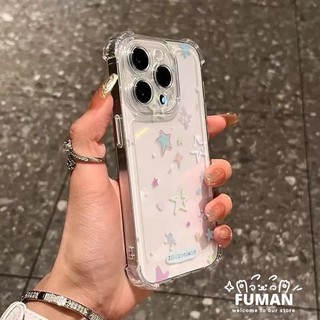 Ốp Điện Thoại Bốn Góc Ngôi Sao Nhiều Màu Sắc Đơn Giản Cho Samsung Galaxy M62 M56 M55 M54 M53 M52 M51 M44 M42 M40 M36 M35 M34 M33 M32 M31S M31 Prime M30S M30 4G 5G Vỏ Trong Suốt Bướm