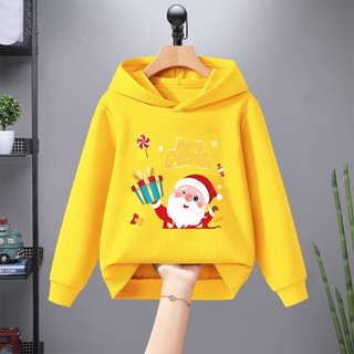 Áo Hoodie Giáng sinh màu đỏ cho trẻ em Áo ấm áp Trang phục lễ hội ngày lễ Quần áo mùa đông cho bé gái và bé trai