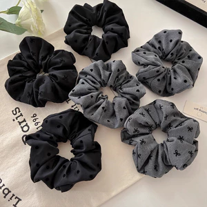 【Scrunchies 】Dây Buộc Tóc To Phồng Đẹp Thời Trang Hàn Quốc Cho Nữ Phụ Kiện Tóc