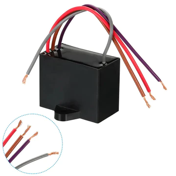 1 Bộ 250V AC CBB61 Quạt Trần Tụ Điện 50 / 60HZ 4 Dây Với 3 Tốc Độ Quạt Công Tắc Cho Điều Hòa Quạt Động Cơ Sao Chạy Tụ Điện