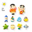 Set Charm Shin Summer Beach Adventure – Shin Cậu Bé Bút Chì Du Lịch Biển Mùa Hè Phong Cách Kawaii Resin Trang Trí Dép Ca