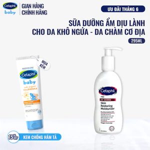 Sữa dưỡng ẩm dịu lành dành cho da khô, ngứa CETAPHIL PRO AD DERMA SKIN RESTORING MOISTURIZER 295ml