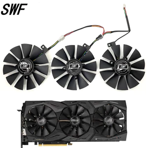 I-New 87MM T129215SU T129215SM Dành Cho ASUS GTX 980 Ti R9 390X 390 GTX 1060 1070 1080 Ti RX 480 RX480 Card Đồ Họa Quạt Làm Mát- *