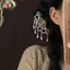 MJnmc Ngọc Trai Tóc Nữ Hanfu Sườn Xám Tóc Bên Kẹp Tóc Cổ Kim Sasel Ngọc Trai Tóc Trang Trí Hanfu Kẹp Tóc Mới