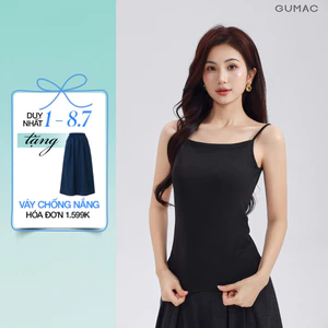 Áo Tanktop 2 Dây GUMAC Áo Kiểu Nữ 2 Dây Bản Nhỏ Nhiều Màu Dễ Phối Đồ LATF0627