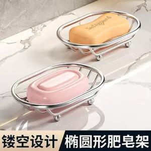 Sản phẩm mới Giá đựng xà phòng bằng thép không gỉ Giá đựng đồ thoát nước phòng tắm Giá đựng đồ rỗng Mặt bàn Xà phòng rửa chén26063006