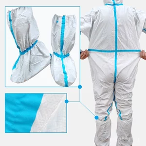 Vỏ Boot Dùng Một Lần Phim Thoáng Khí Vải Không Dệt Ống Dài Nắp Chân Bảo Vệ Chống Thấm Nước Cách Ly Ống Cao Bao Giày Miếng Dán Dải Boot Bao IS42