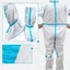 Vỏ Boot Dùng Một Lần Phim Thoáng Khí Vải Không Dệt Ống Dài Nắp Chân Bảo Vệ Chống Thấm Nước Cách Ly Ống Cao Bao Giày Miếng Dán Dải Boot Bao IS42
