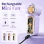 Quạt cầm tay Mini thực tế Quạt làm mát di động có quạt USB nhỏ gọn cho văn phòng du lịch đi bộ ngoài trời mua