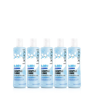 Bộ 5 Sữa Tắm Gội Trẻ Em Lactacyd Baby Gentle Care Bảo Vệ Dịu Nhẹ Cho Làn Da Nhạy Cảm 250ml/chai