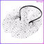 Đen Kim Cương Giả Mạng Che Đầu Lưới Fascinator Nữ Dịp Đặc Biệt kevga