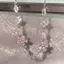 Vòng tay hoa pha lê màu hồng tinh tế thời trang dành cho nữ Cô gái Ánh sáng lấp lánh ngọt ngào Vòng tay sang trọng Quà tặng trang sức dự tiệc [Mina]