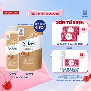 SỮA TẮM ST.IVES 700ml (Tùy chọn Bơ Yến Mạch/ Cam chanh/ Muối biển)