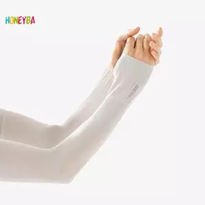 < Honeyba > 1 Cặp Tay Bảo Vệ Cánh Tay Thời Trang Unisex Thể Thao Chống Tia UV Tay Ngoài Trời Chạy Câu Cá Đi Xe Đạp Tay Đẹp