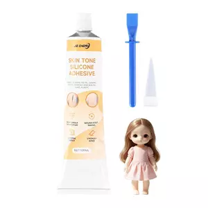 Keo Dính Silicon 100ml Skin-Tone Sửa Chữa Màu Da Độ Linh Hoạt Cao Keo Dính Silicon Tức Thì Cho Búp Bê Trang Điểm Mẫu jiwvn