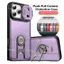 IPhone 17 Pro Max Armor Holder Ring Stand Case cho iPhone 17 16 15 14 13 Air iPhone17 17Pro Pro Max 4G 5G Trượt Camera Bảo Vệ Vỏ Điện Thoại Cửa Sổ Trượt Chống Sốc Ốp Lưng