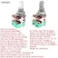Bigapple H120 Stereo Double Potentiometer A50K A10K 15mm Công tắc âm lượng nửa trục RDG