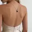 Mặt dây chuyền hình bầu dục tối giản Drop Ba Chain Nelace Lariat Trang sức dành cho nữ Váy Baless Phụ kiện tiệc tốt nghiệp [Mina]