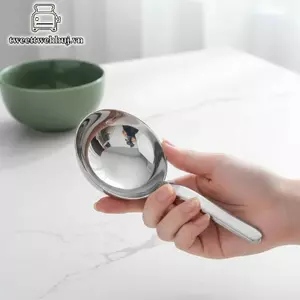 Nhíp Tay Cầm Ngắn Muỗng Inox 1 Món Nấu Súp Phục Vụ Nhà Bếp Đa Năng VN