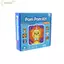 Sách dán trẻ em EDIWANY, Giáo dục Montessori Học sớm Pom-pom Collage, Bộ chất liệu DIY Tương tác giữa cha mẹ và con cái Động vật Pompom Crafts PomPom Kit