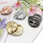 HFSHY Thân Thiện Với Môi Trường Hợp Kim Kẽm Rắn Hộp Đựng Nước Hoa Rỗng Xoay Đóng Cửa Di Động Du Lịch Balm Hộp Bảo Quản 1 Cái VN