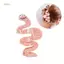 PNPIA- Thời Trang Dễ Thương Côn Trùng Tóc Móng Vuốt Kẹp Cá Mập Nữ Cá Tính Nhựa Hồng Giun Tóc Vuốt Kẹp Dành Cho Nữ Bé Gái Quà Tặng