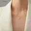 Vòng cổ ngọc trai DELMER Thời trang dành cho nữ Sang trọng Thanh lịch Tính khí Hợp thời trang Vòng cổ phong cách Hàn Quốc