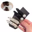 Kẹp tóc SHUPUN, Kẹp tóc chấm bi đen trắng Y2K, Vải thời trang hình bầu dục Barrettes Mũ nón mặc hàng ngày Trang phục dự tiệc