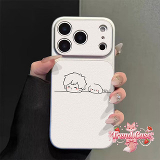 Ốp Lưng IPhone 13 15 11 17 16 12 14 ProMax  Tranh gái mèo 7 8Plus XR X XS Max