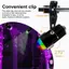 DONOVANQQ Clip RGB Light, Dây kẹp có thể điều chỉnh độ sáng Đèn LED chạy bằng USB, Thay đổi nhiều màu nhỏ gọn Đèn LED RGB tiết kiệm năng lượng nhẹ Sử dụng trang trí hàng ngày
