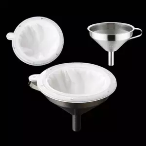 Ziyulinyuk 100 / 120 / 200 / 300 / 400 / 450 Lưới Lọc Nylon Phễu Inox Cho Sữa Trái Cây Y Học Truyền Thống Trung Quốc Dầu Trắng VN