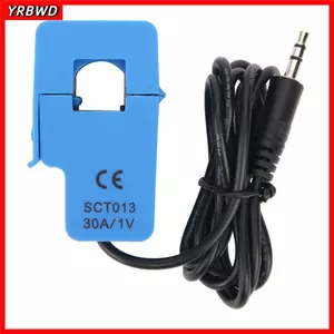 Cảm biến dòng điện AC YRBWD, Máy biến áp dòng điện chia lõi SCT013-030 không xâm lấn, Máy biến áp cuộn dây 30A 1V Linh kiện đồng hồ đo năng lượng biến áp dòng điện