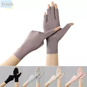 JVSUB 1 đôi Găng tay chống nắng Thiết bị đi xe đạp thời trang Găng tay mỏng gợi cảm