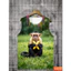Áo thun nam Gorilla Monkey Tank Top, Áo thun không tay in hình động vật ngộ nghĩnh, Áo thun tập thể dục dạo phố mùa hè